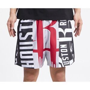 Houston Rockets Pro Standard Shorts All Over Logo Print NBA Men's Size Large NEW